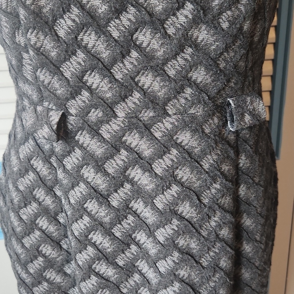 Connected Apparel Basketweave Textured Dress - Picture 4 of 13